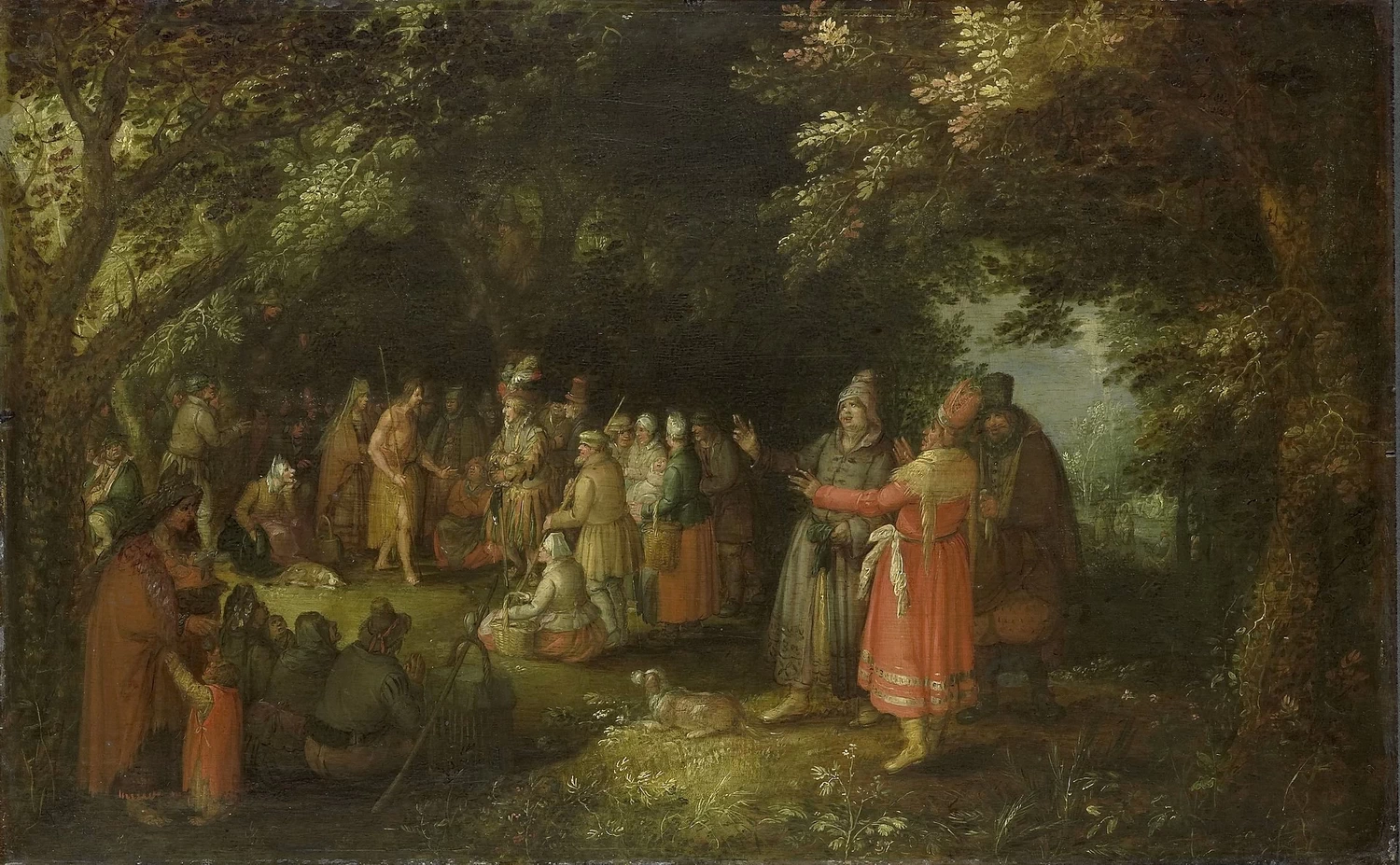 La predicazione di San Giovanni Battista. - Rijks Museum